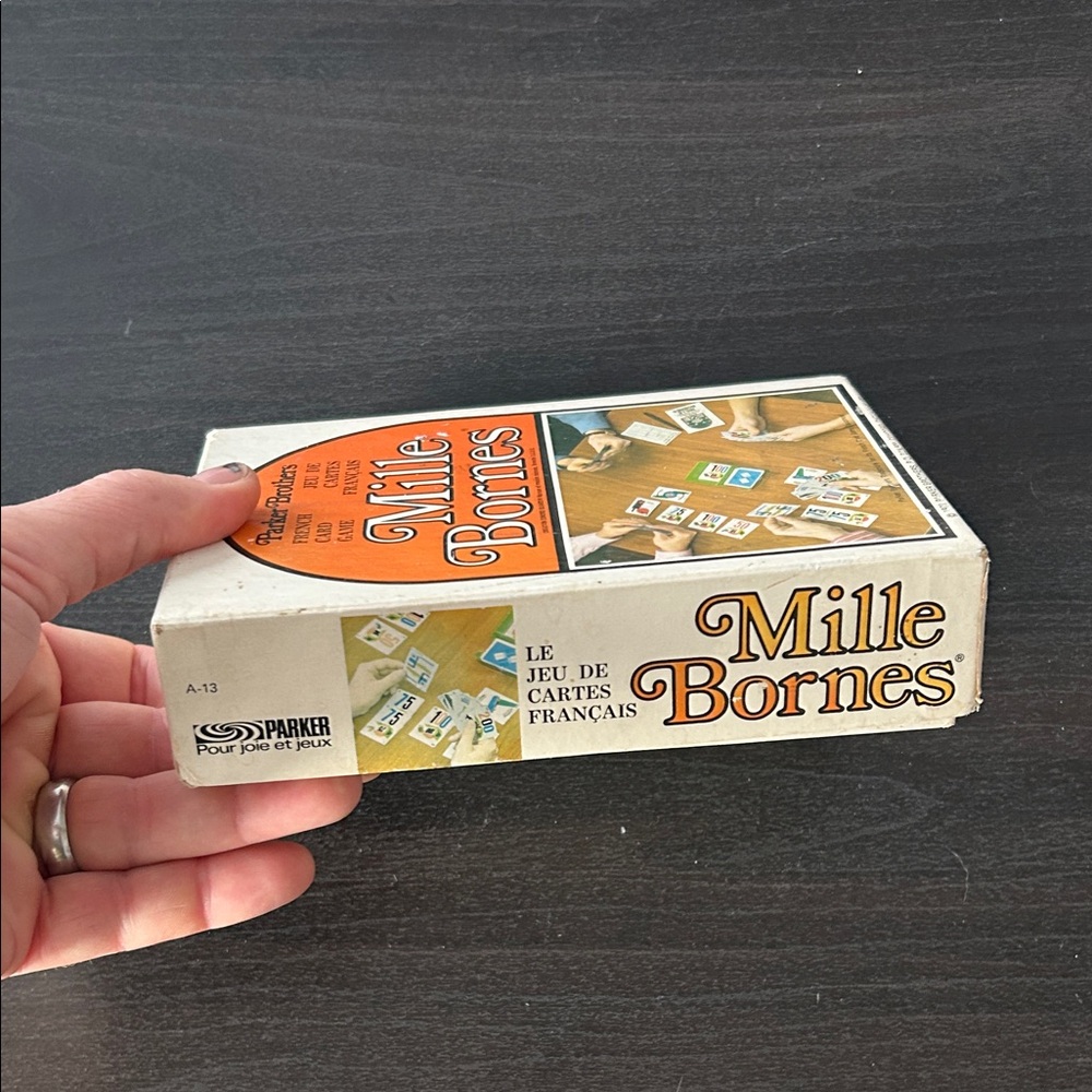 Mille Bornes Card Game - Orange and White. Parker Brothers. 1971 - Picture 7 of 9